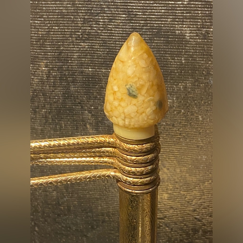 Vintage Hollywood Regency Jewelry Display / Towel Holder #8535 💎 - Picture 5 of 13